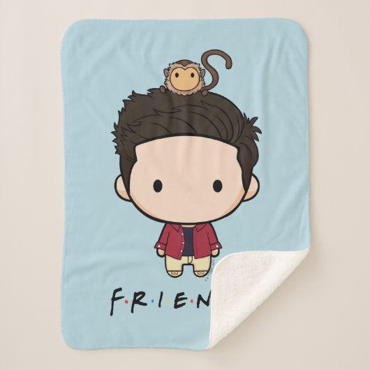 FRIENDS™ | Ross Chibi Sherpa Deken (Voorkant)