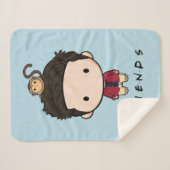 FRIENDS™ | Ross Chibi Sherpa Deken (Voorkant (horizontaal))