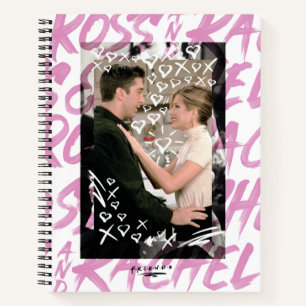 FRIENDS™ Ross en Rachel Doodled Hearts Notitieboek