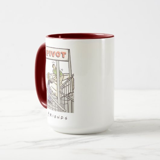 FRIENDS™ | Ross en Rachel PIVOT Mok (Voorkant links)