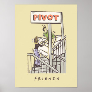 FRIENDS™   Ross en Rachel PIVOT Poster