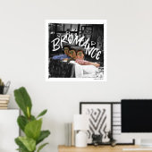 FRIENDS™ | Ross, Joey en Chandler Bromance Poster (Thuiskantoor)