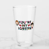 FRIENDS™ | Ross & Rachel Lobster Chibi Glas (Voorkant)