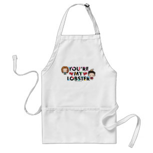FRIENDS™ Ross & Rachel Lobster Chibi Standaard Schort