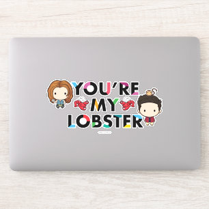 FRIENDS™ Ross & Rachel Lobster Chibi Sticker