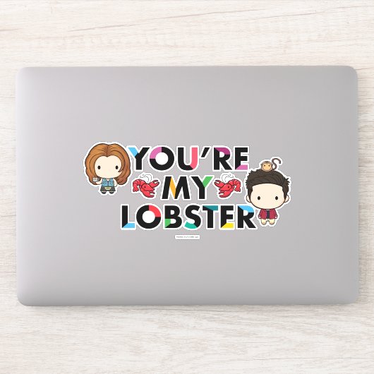FRIENDS™ | Ross & Rachel Lobster Chibi Sticker (Computer)