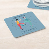 FRIENDS™ | Routine Vierkante Kartonnen Onderzetter (Schuin)