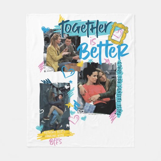 FRIENDS™ | Samen is beter Fleece Deken (Voorkant)