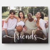 Friends Script Photo Plaque Fotoplaat (Voorkant)