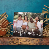 Friends Script Photo Plaque Fotoplaat (Zijkant)