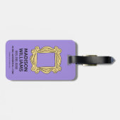 FRIENDS™ | Spionnetje Frame Bagagelabel (Achterkant horizontaal)