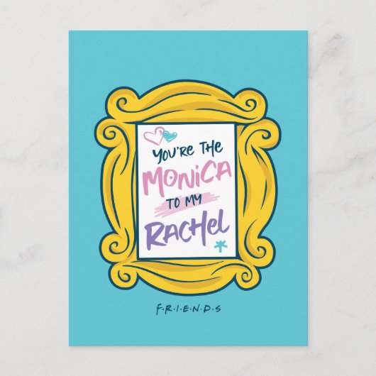 FRIENDS™ Spionnetje | Jij bent de Monica van mijn Uitnodiging Briefkaart (Voorkant)