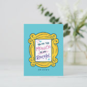 FRIENDS™ Spionnetje | Jij bent de Monica van mijn Uitnodiging Briefkaart (Staand voorkant)