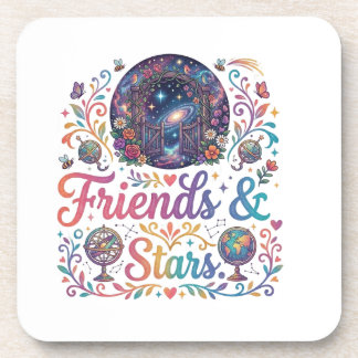 Friends & Stars – Voor altijd onder de nachtelijke Bier Onderzetter