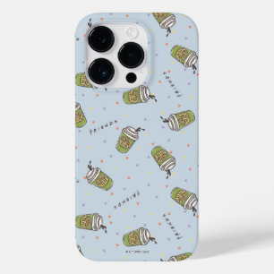 FRIENDS™ Stippen Central Perk Patroon Case-Mate iPhone 14 Pro Hoesje