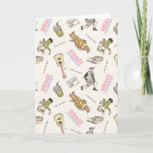 FRIENDS™ Tan Cartoon Patroon Kaart