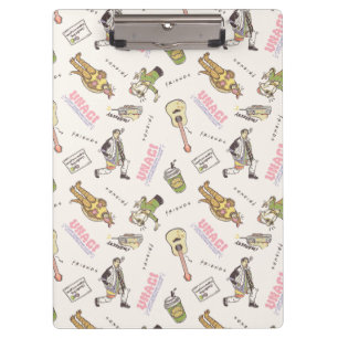 FRIENDS™ Tan Cartoon Patroon Klembord