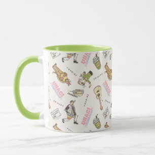 FRIENDS™ Tan Cartoon Patroon Mok
