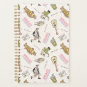 FRIENDS™ Tan Cartoon Patroon Planner (Voorkant)