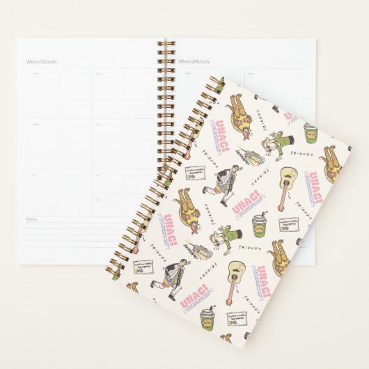 FRIENDS™ Tan Cartoon Patroon Planner (Display)
