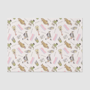 FRIENDS™ Tan Cartoon Patroon Tissuepapier