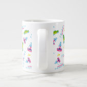 FRIENDS™ Taxi and Water Fountain Pattern Extra Grote Beker (Achterkant)