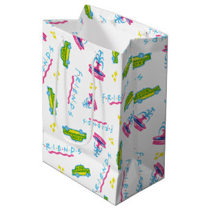 FRIENDS™ Taxi and Water Fountain Pattern Medium Cadeauzakje