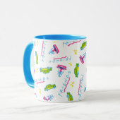 FRIENDS™ Taxi and Water Fountain Pattern Mok (Voorkant links)