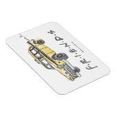 FRIENDS™ | Taxi Cab Magneet (Rechterzijde)
