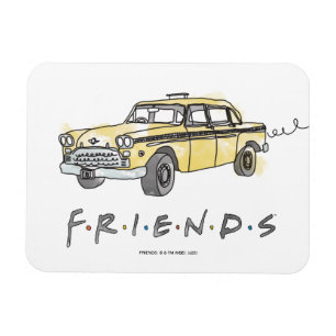 FRIENDS™   Taxi Cab Magneet