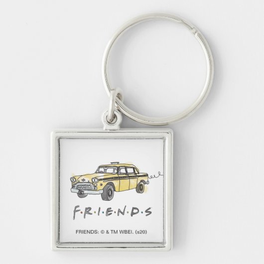 FRIENDS™ | Taxi Cab Sleutelhanger (Voorkant)