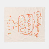 FRIENDS™ | Thanksgiving Trifle Fleece Deken (Voorkant (Horizontaal))