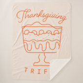 FRIENDS™ | Thanksgiving Trifle Sherpa Deken (Voorkant)