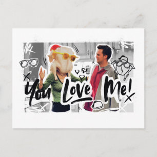 FRIENDS™ Thanksgiving Turkije Hoofd Monica Uitnodiging Briefkaart