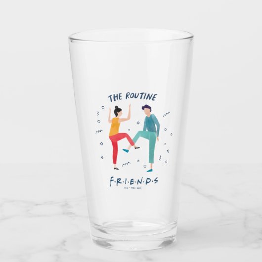 FRIENDS™ | The Routine Glas (Voorkant)