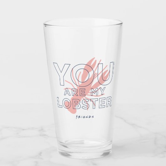 FRIENDS™ | U bent mijn lobster Glas (Voorkant)