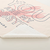 FRIENDS™ | U bent mijn lobster Sherpa Deken (3/4)