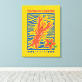 FRIENDS™ | U bent mijn Lobster Vibrant Graphic Canvas Afdruk (Insitu (Houten vloer))