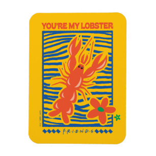 FRIENDS™ U bent mijn Lobster Vibrant Graphic Magneet
