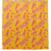 FRIENDS™ | U bent mijn Lobster Vibrant Pattern Douchegordijn (Voorkant)