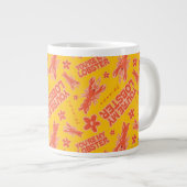 FRIENDS™ | U bent mijn Lobster Vibrant Pattern Extra Grote Beker (Voorkant rechts)
