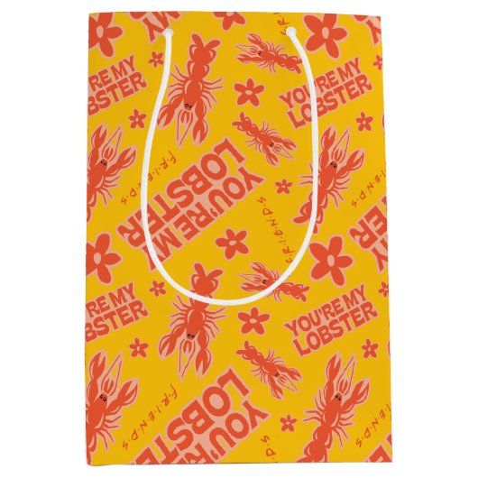 FRIENDS™ | U bent mijn Lobster Vibrant Pattern Medium Cadeauzakje (Voorkant)