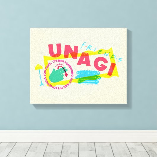 FRIENDS™ Unagi Canvas Afdruk (Insitu (Houten vloer))