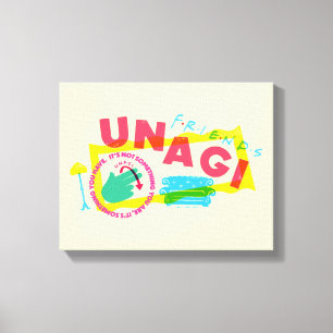 FRIENDS™ Unagi Canvas Afdruk