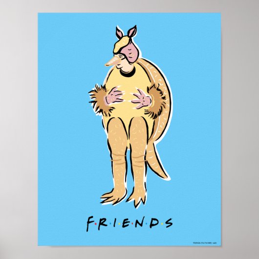 FRIENDS™ | Vakantie Armadillo Poster (Voorkant)
