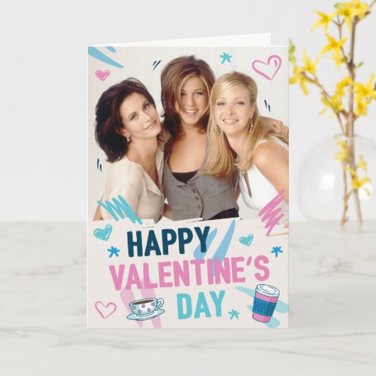 FRIENDS™ | Valentijnsdag kaart (Gele Bloem)
