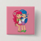 Friends Vierkante Button 5,1 Cm (Voorkant)