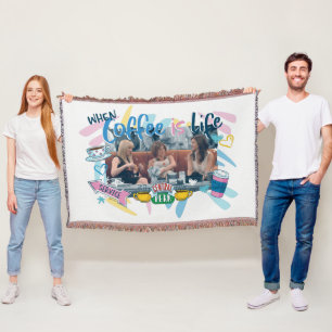 FRIENDS™   Wanneer koffie een leven is Deken