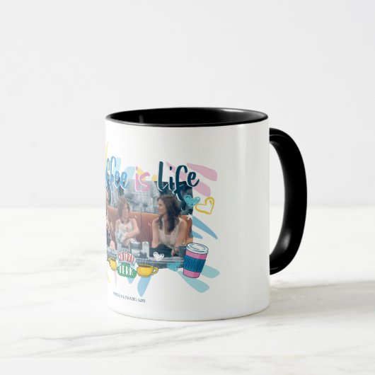 FRIENDS™ | Wanneer koffie een leven is Mok (Voorkant rechts)