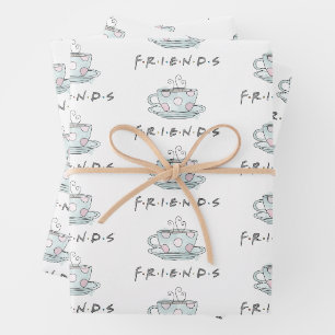 FRIENDS™ Waterverf Koffiemok Inpakpapier Vel